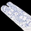 1 Pair White Women Men Adults Foot Pressure Point Acupuncture Reflexology Massage Socks for Salon Spa Stores S M L - White, L (L) view 3
