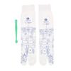 1 Pair White Women Men Adults Foot Pressure Point Acupuncture Reflexology Massage Socks for Salon Spa Stores S M L - White, L (S) view 2