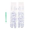 1 Pair White Women Men Adults Foot Pressure Point Acupuncture Reflexology Massage Socks for Salon Spa Stores S M L - White, L (M) view 4