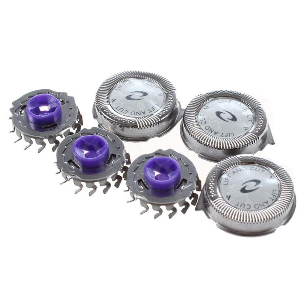 Zonfer 3pcs Shaver Head Replacement Shaver Razor Blades Cut Cutters Replacement for Hq8