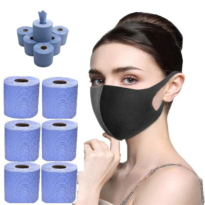 Delivery Time 5-10 Days,5PCS Adult Women Men Plaid Print Reusable Protect Washable Cotton Face Bandanas Dust-proof Everyday 2020