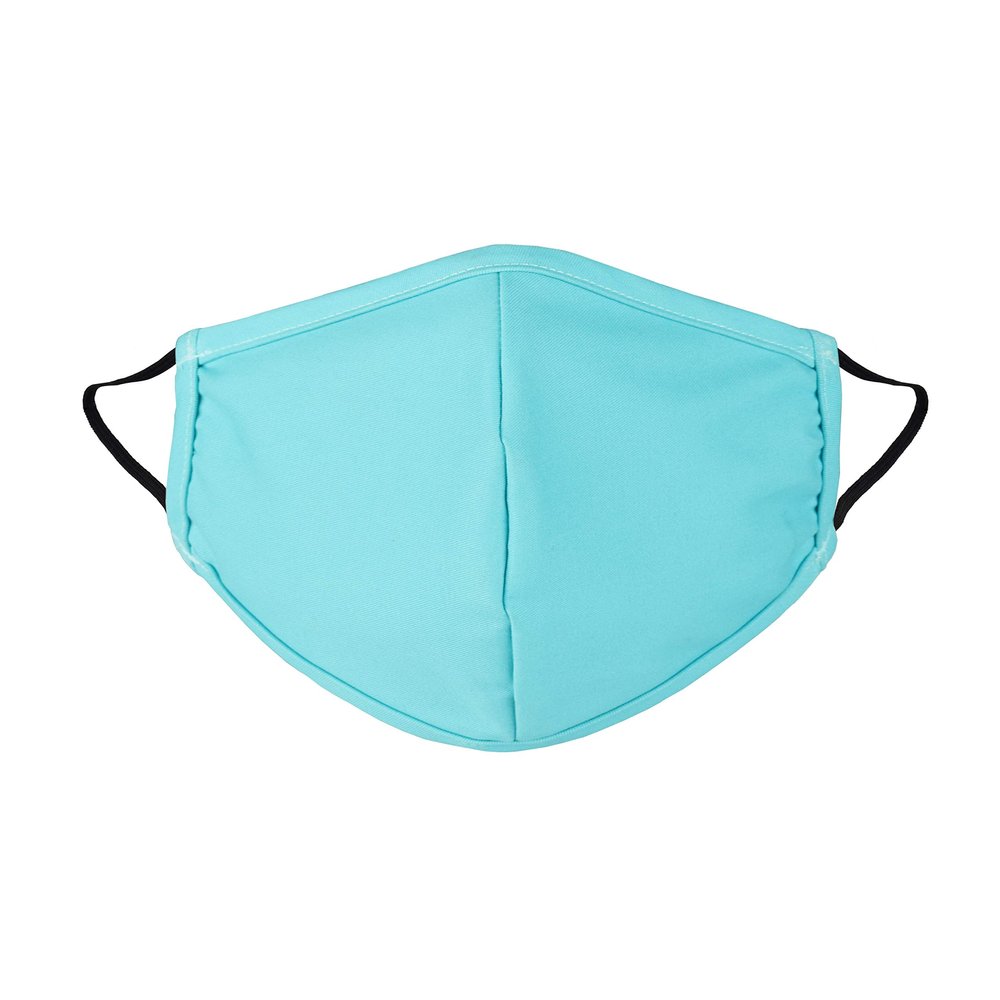 Face Mask Protective Mask Face and Mouth Covering. Reusable and Washable Fashion Outdoor Unisex Mask. Anti dust Mask. Single layer mask - Aqua