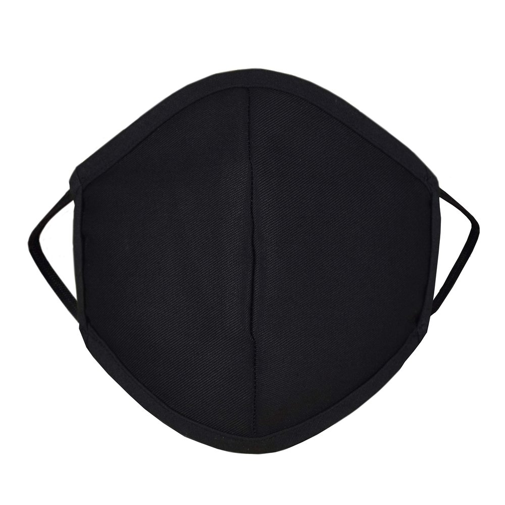 Face Mask Protective Mask Face and Mouth Covering. Reusable and Washable Fashion Outdoor Unisex Mask. Anti dust Mask. Single layer mask - Black