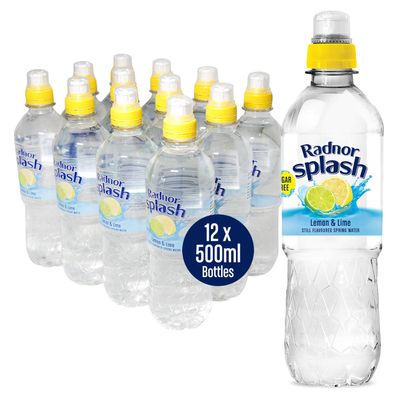 Radnor Splash Lemon and Lime Flavoured Water 12x500ml