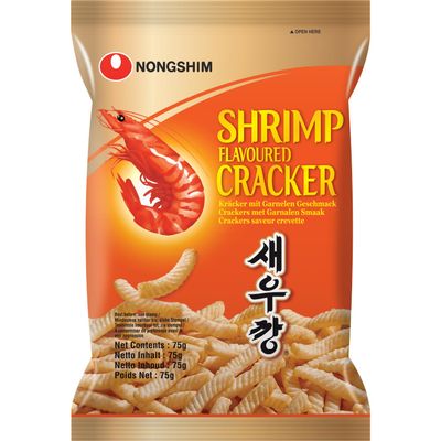 Nongshim Shrimp Cracker, 75 g - Pack of 20
