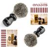 Anbbas Pure Badger Hair Shaving Brush Barber Favor Black Wooden Handle for Man DE Safety Razor Wet Close Shave Set view 2