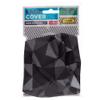 Reusable Face Covering - Non Medical Large Size Twin Pack (Black) (Geometric Black & Grey) view 1
