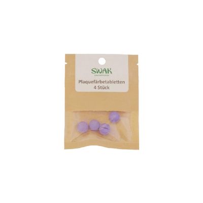 Plaque Coloring Tablets 4 Pieces