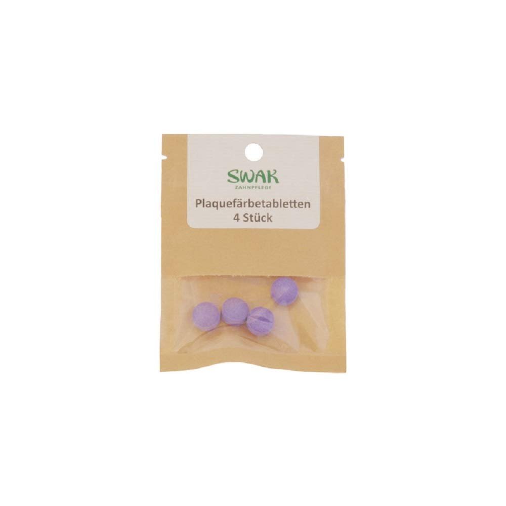 Plaque Coloring Tablets 4 Pieces
