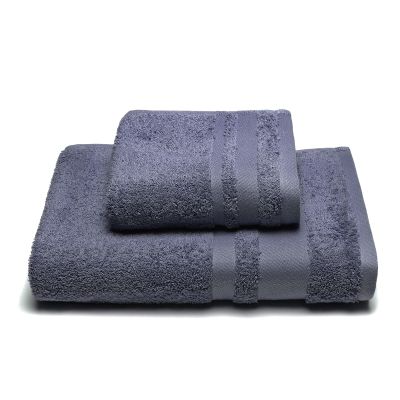 Caleffi Spugnissima Soft Hand Towel/Guest Towel Plain Standard Night Blue