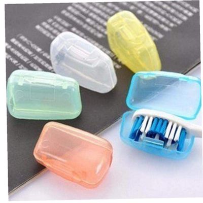 5pcs Portable Travel Toothbrush Head Protective Cover Toothbrush Case Protective Caps Health Protector
