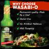 WASABI-O Authentic Japanese Wasabi Sauce 62g & Wasabi Paste 43g Made with Fresh Real Wasabi - Japanese Real & Fresh Hot Sauce Made with Premium Wasabi Root, Wasabi Sauce for Sushi & Salad view 3