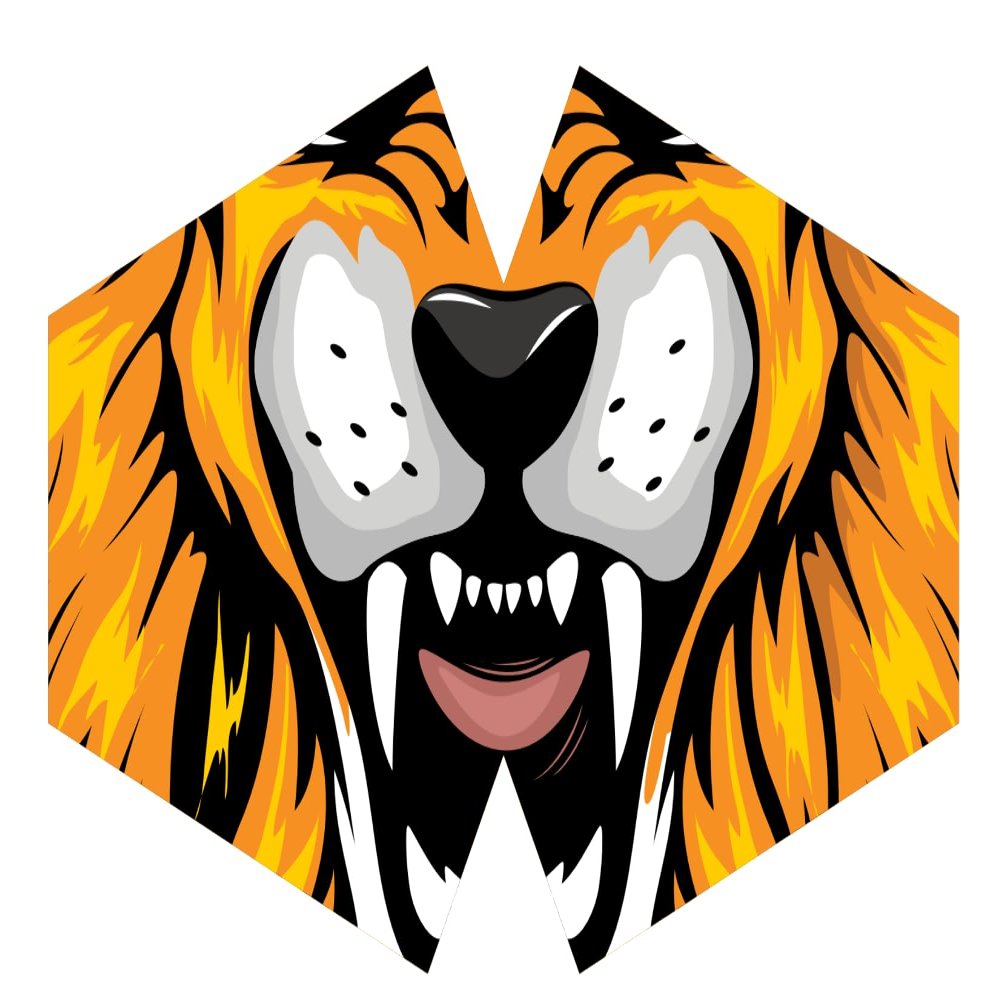 Ancient Wisdom Reusable Fashion Face Mask - Tiger (Adult)