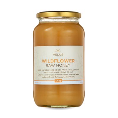 Earthbreath Wildflower Raw Honey 1.4kg  100% Pure, Raw & Natural  Healthy Immunity Support No Artificial Additives