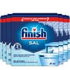 Finish Dishwasher Salt, Anti-Limescale Function, Higher Dishwasher Performance  Pack of 6, Total 12 kg view 1