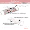 Lilind 3 Pack Face Masks, Comfortable Gift, Handmade in Europe, Breathable Soft Cloth, Reusable and Washable Covering, 100% Cotton view 2