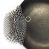 316 Premium Stainless Steel Cast Iron Cleaner, Chainmail Scrubber for Cast Iron Pan Pre-Seasoned Pan Dutch Ovens Waffle Iron Pans Scraper Cast Iron Grill Scraper Skillet Scraper HOVhomeDEVP (8 Inch) view 3