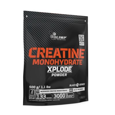 Olimp Creatine Monohydrate Xplode Powder (+ Natrium), 500 g Beutel (Orange)
