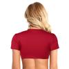KHDFYER Womens Sexy Lingerie Women Sexy Clubwear Deep V Plunge Open Front Tie Up Bolero Cardigan Crop Top Shrug Sexy Shirt for Sexy Costumes-Red_XXL view 2