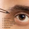 1.Angled Tip Precision Tweezers Salon-Quality Tweezers Brow Grooming, Facial Hair Removal Stainless Steel Tweezers Pack of 2 Professional Grade Tweezers view 4