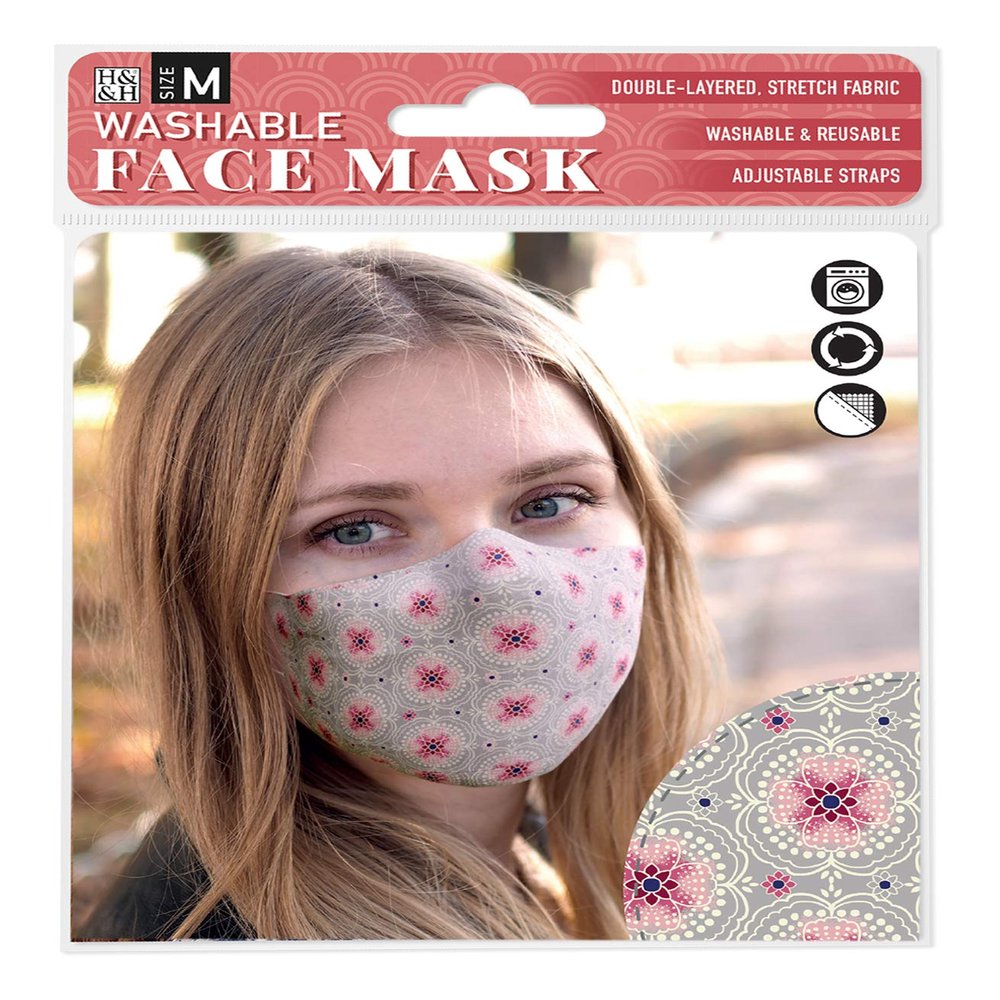 History & Heraldry Washable Face Mask - Pink Circle (M) 228010004