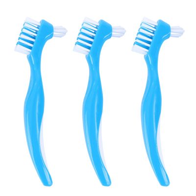 3pcs Brush False Cleaning Brush Care Brush Double Head Design for Travel Home