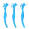 3pcs Brush False Cleaning Brush Care Brush Double Head Design for Travel Home view 1