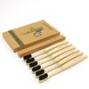 Bamboo Eco Toothbrush - Biodegradable, Wavy Bristles, Large Handle - Plastic Free Packaging (6 Pack) view 2