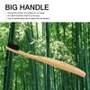Bamboo Eco Toothbrush - Biodegradable, Wavy Bristles, Large Handle - Plastic Free Packaging (6 Pack) view 4