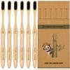 Bamboo Toothbrushes, Wooden Toothbrush, Ecological and 100% Biodegradable Tooth Brush view 1