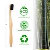 Bamboo Toothbrushes, Wooden Toothbrush, Ecological and 100% Biodegradable Tooth Brush view 3