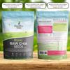 Organic Chia Seeds by TheHealthyTree Company. High in Fibre, Protein & Omega-3 - Raw, Vegan Chia Seeds 500g view 3