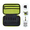 Hylotele Portable Hard Foil Storage Case for Shaver, EVA Electric Trimmer Shaver Travel Case Protective Cover Storage Bag for One Blade QP2530/2520, Black&Iridescent view 3