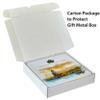 Cerez Pazari Turkish Delight Candy Gift Basket 725g, Gourmet Lokum Dessert Corporate, Christmas, Thanksgiving, Halloween Food Gifts in Elegant Tin Box with 6 Unique Flavors -No Nuts view 3