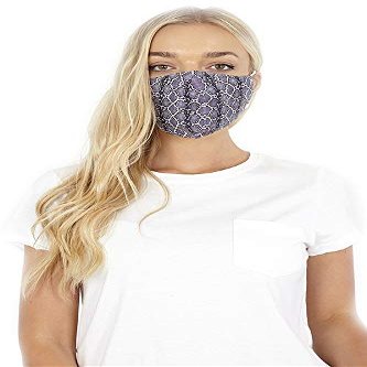Adult Ladies Face Mask Mouth Protection Cover Mens Washable Reusable Mask Unisex (Snake)