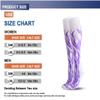 Ranvi 1 Pairs Compression Socks for Women&Men (20-30mmHg)- Best for Running,Travel,Cycling,Pregnant,Nurse,Edema,White Purple(S/M) view 2