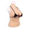 FSYH Realistic Silicone Breast Forms Half Body Suit Breast Plate Artificial Fake Boobs for Crossdresser Transgender Costumes Filler with Elastic Cotton,C Cup view 1