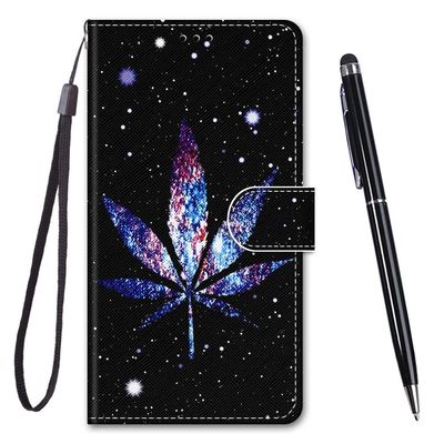 TOUCASA for Honor 8X Case, for Honor 8X Case, Creative Painted Wallet Case PU Leather Flip Magnetic Colourful Kickstand Card Slots Folio Protection Case for Huawei Honor 8X,Buckeye
