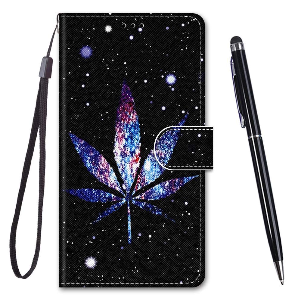 TOUCASA for Honor 8X Case, for Honor 8X Case, Creative Painted Wallet Case PU Leather Flip Magnetic Colourful Kickstand Card Slots Folio Protection Case for Huawei Honor 8X,Buckeye