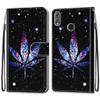 TOUCASA for Honor 8X Case, for Honor 8X Case, Creative Painted Wallet Case PU Leather Flip Magnetic Colourful Kickstand Card Slots Folio Protection Case for Huawei Honor 8X,Buckeye view 3