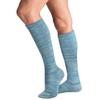 ja vie JAVIE 80% Merino Wool Ultra Soft 15-20mmHg Graduated Compression Socks for Women & Men, Teal Blue, Large view 3