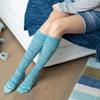 ja vie JAVIE 80% Merino Wool Ultra Soft 15-20mmHg Graduated Compression Socks for Women & Men, Teal Blue, Large view 4