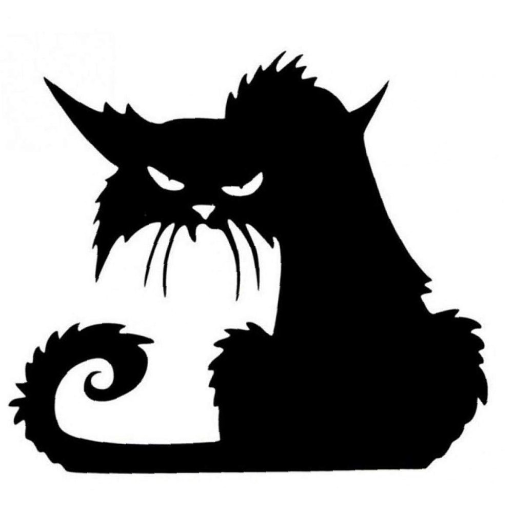 Casecover 1pc Removable Black Cats Wall Stickers Decoration Sticker Decals for Walls Home Living Room Decoration