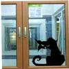 Casecover 1pc Removable Black Cats Wall Stickers Decoration Sticker Decals for Walls Home Living Room Decoration view 2