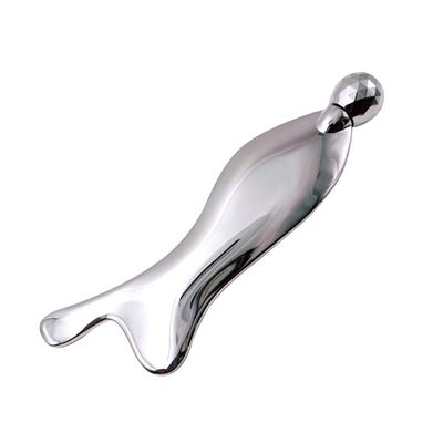 1Pc Face Gua Sha Massage Stainless Steel Material Comfortable Feeling Excellent Workmanship