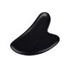 1Pc Gua Sha Massage Tool Face Stone Natural Black Obsidian Gua Sha Stone Promotes Blood Circulation view 1
