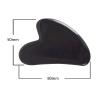 1Pc Gua Sha Massage Tool Face Stone Natural Black Obsidian Gua Sha Stone Promotes Blood Circulation view 2