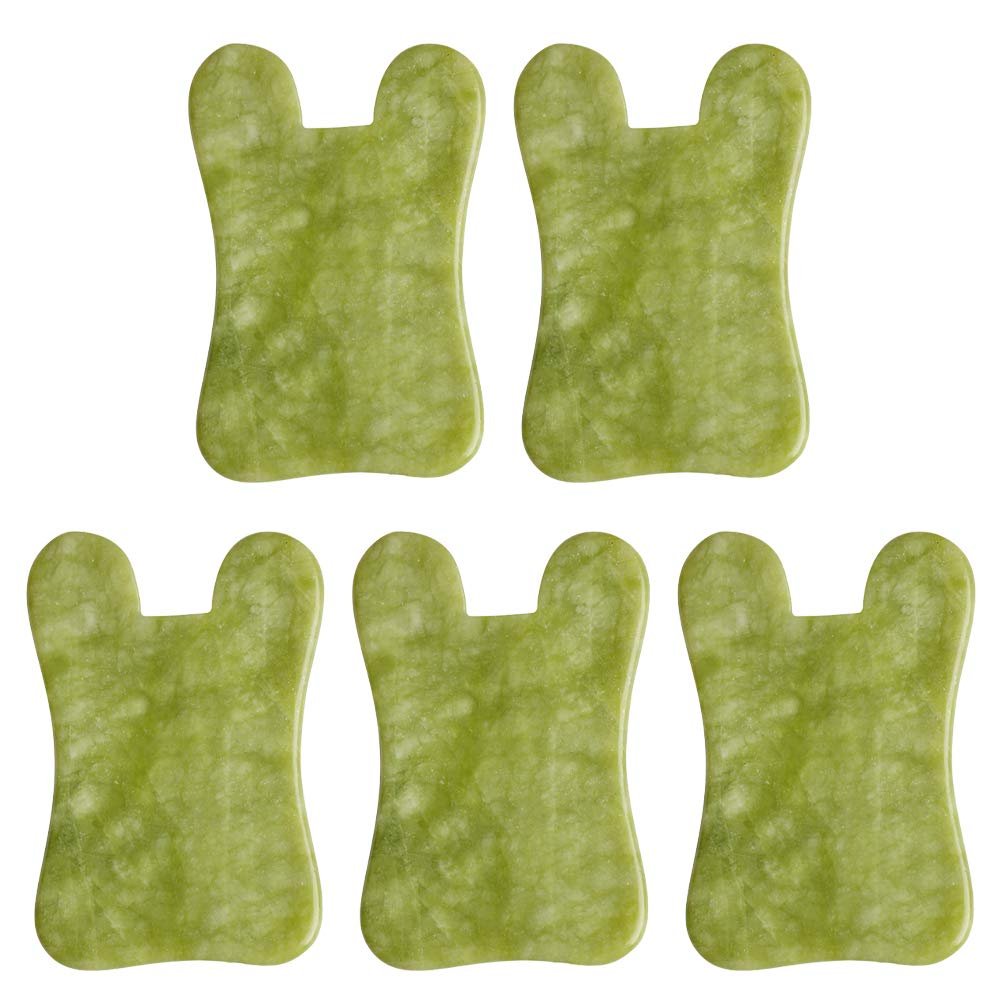 1Pc Real Jade Gua Sha Board Massager Face Lifting Tool Facial Guasha Massage Tool Concave