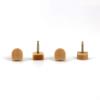 High Heel Tips Replacement kit, Black Taps Caps Replacement Repair, U-Shape Dowels 20 Pairs Nail Pin 2.4mm 3.0mm with Size 8 * 8mm 9 * 9mm 10 * 10mm 11 * 11mm 12 * 12mm view 3