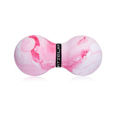 FITZELAR Double Lacrosse Massage Ball for Myofascial Release , SGS Certification, Massage Deep Tissue for Waist Back Feet, Trigger Point Therapy, Muscle Knots , Peanut Massage Ball for Muscle Pain